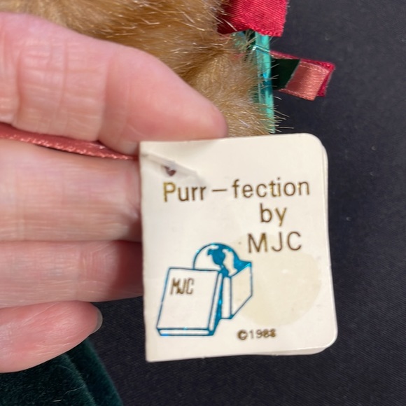 Vintage MJC Purr-fection Plush ASHLEY Bear 1988 - Picture 10 of 11